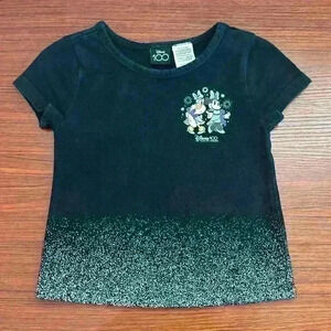 Girl size 3 Disney 100 black & silver Minnie & Daisy walt Disney world tee shirt